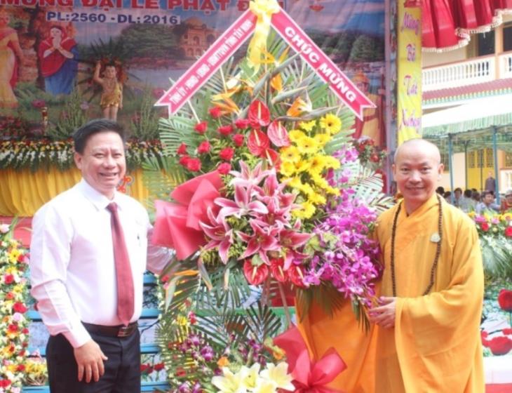 Giáo hội Phật giáo Tây Ninh tổ chức Đại lễ Phật đản năm 2016 